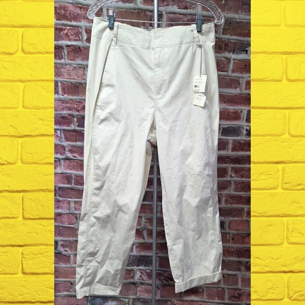 A New Day High Rise Straight Leg Ankle Pants – Women’s Size 10 – Tan – Stretch C
